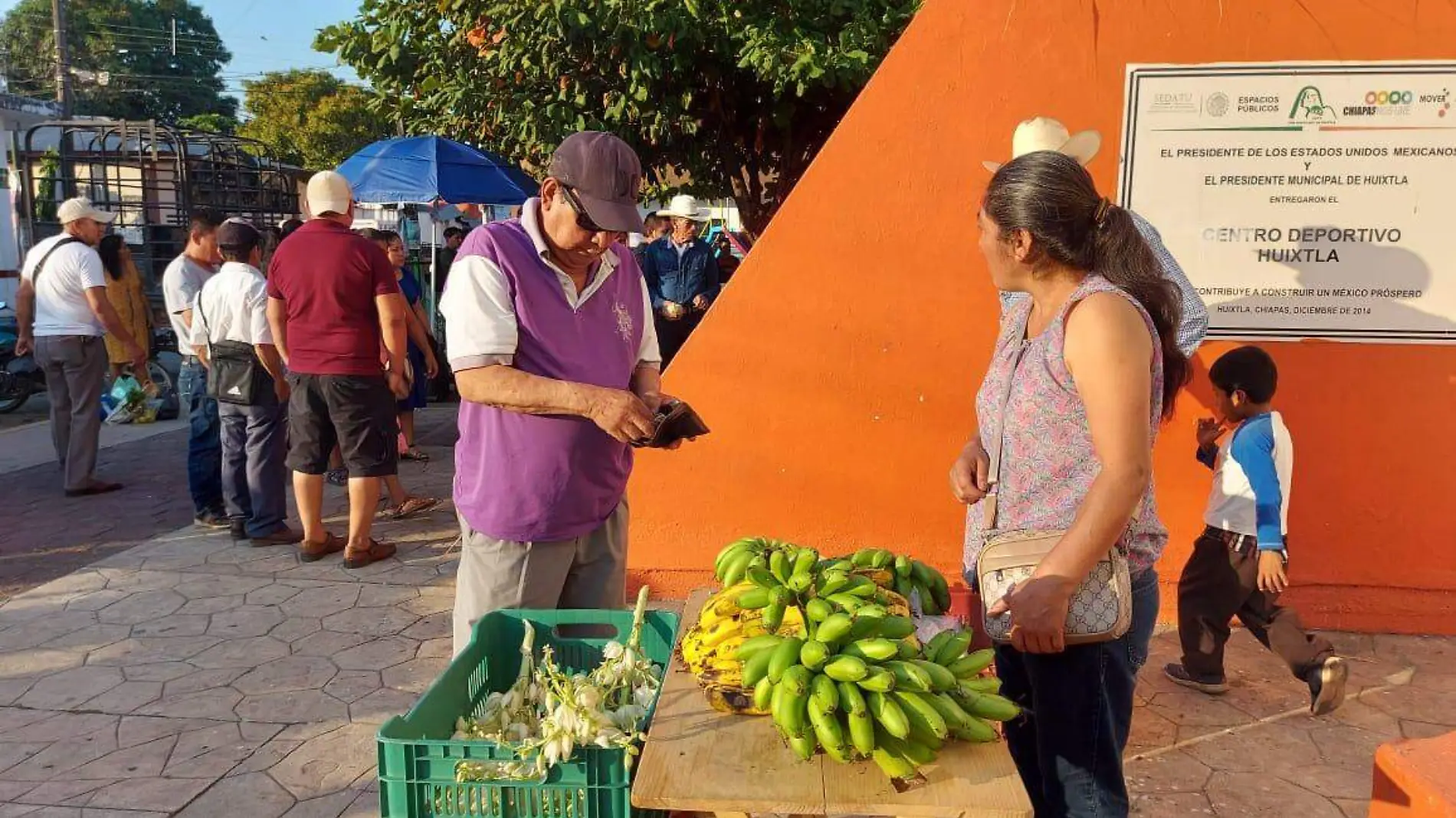 vendedora de platano